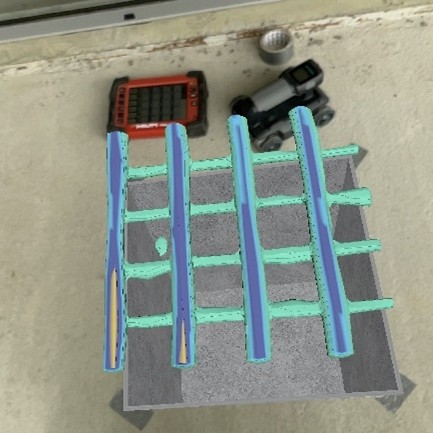 Vue armature en 3D