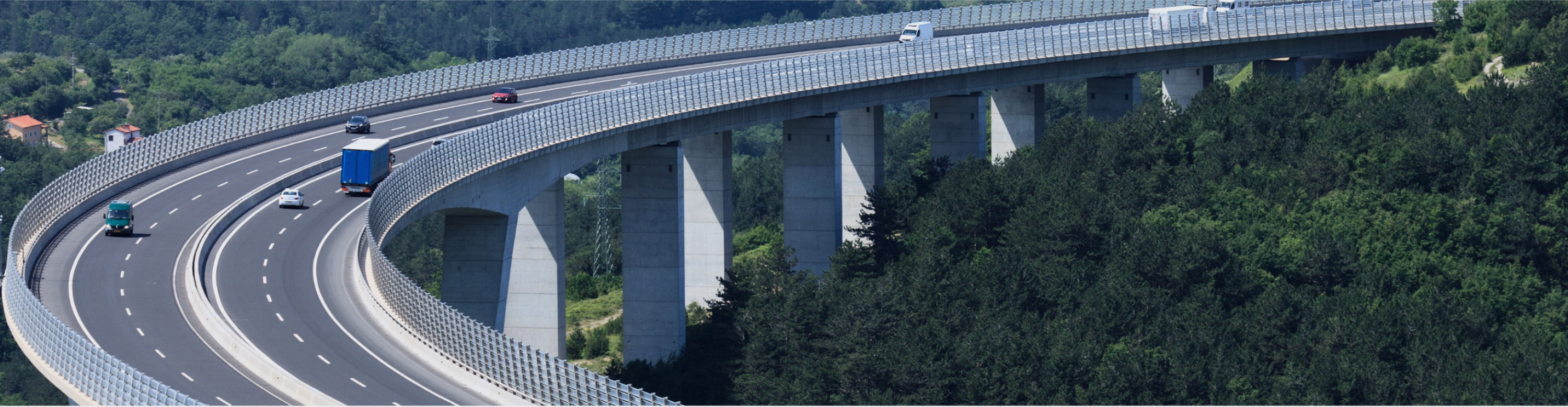Autoroute sur pont