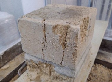 Béton de site - Essai de compression