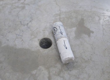 Carotte béton